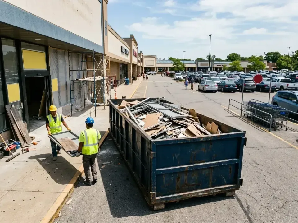 retail-store-renovation-debris-003 — frequently asked questions, Roll-off Dumpster Rentals in Scappoose, OR